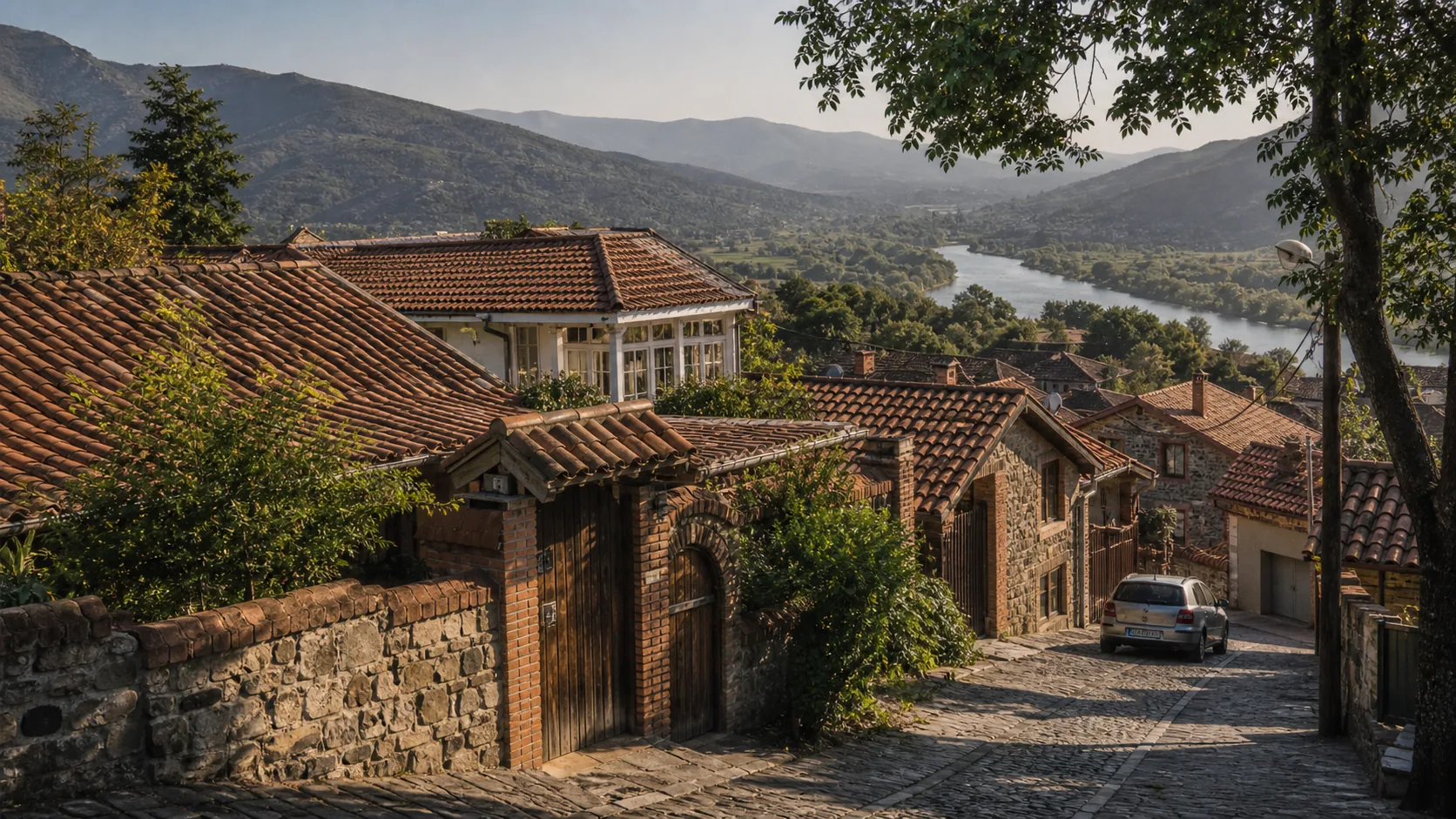 Mtskheta old town street