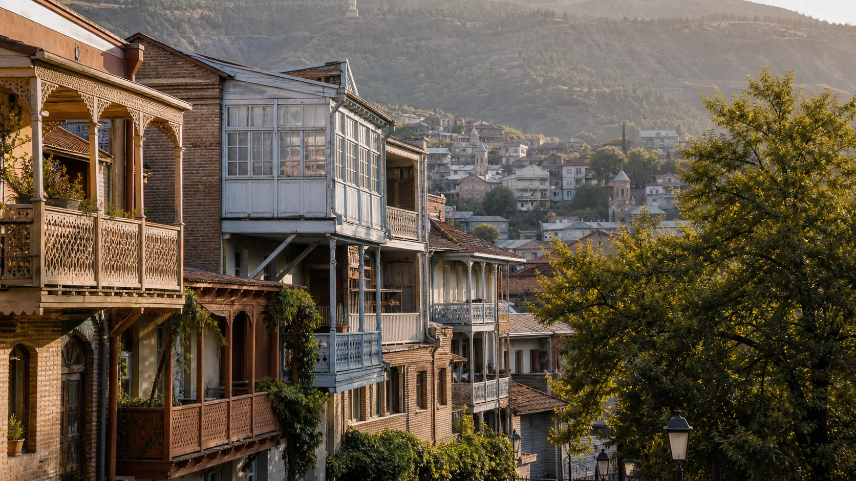 Old Tbilisi balconies