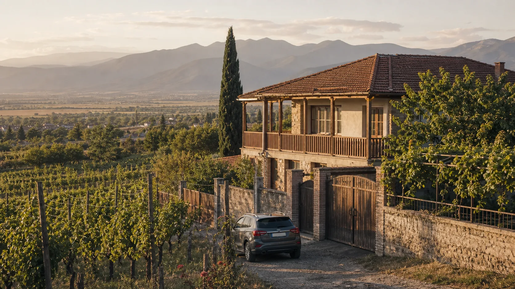 Telavi vineyard homes